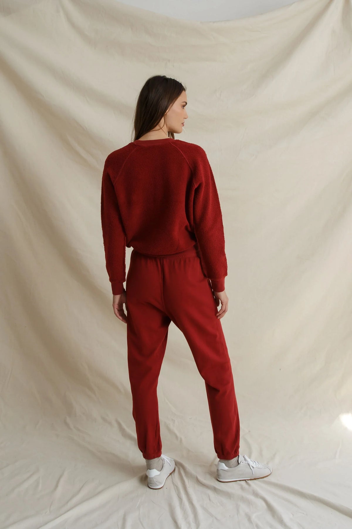 ziggy sweatshirt, ruby red